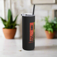 Thumbnail for Mindfulness HATE Acronym Tumbler with Lotus, Positivity Travel Cup