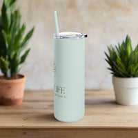 Thumbnail for Love Begins with You Travel Tumbler, Inspirational Drinkware, Self-Love Gift