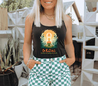 Thumbnail for a woman wearing a black shirt and green checkered shorts