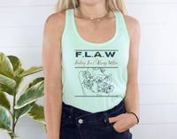 Thumbnail for a woman wearing a green tank top with a flower graphic on it