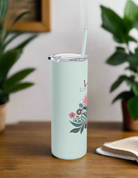 Thumbnail for a tumbler cup with a straw in it