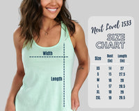 Thumbnail for Self-Love Floral Racerback Tank Top, Botanical Line Art, Positive Mindset