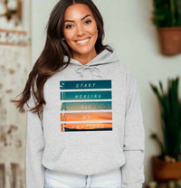 Thumbnail for a smiling woman wearing a grey hoodie