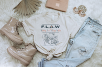 Thumbnail for Boho Line Art Women’s Tee, Love Yourself, Minimalist Self-Worth Shirt