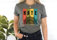 Thumbnail for No Hate Mandala Graphic Tee, Be the Change Self-Love & Acceptance Shirt