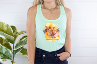 Thumbnail for Self-Acceptance Racerback Tank Top, Empowering Love & Confidence