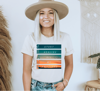 Thumbnail for Mental Health Awareness S.H.A.M.E. Typography Tee, Empowering Healing