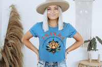 Thumbnail for Lotus Flower Trauma Healing Graphic Tee, Mental Wellness & Strength T Shirt