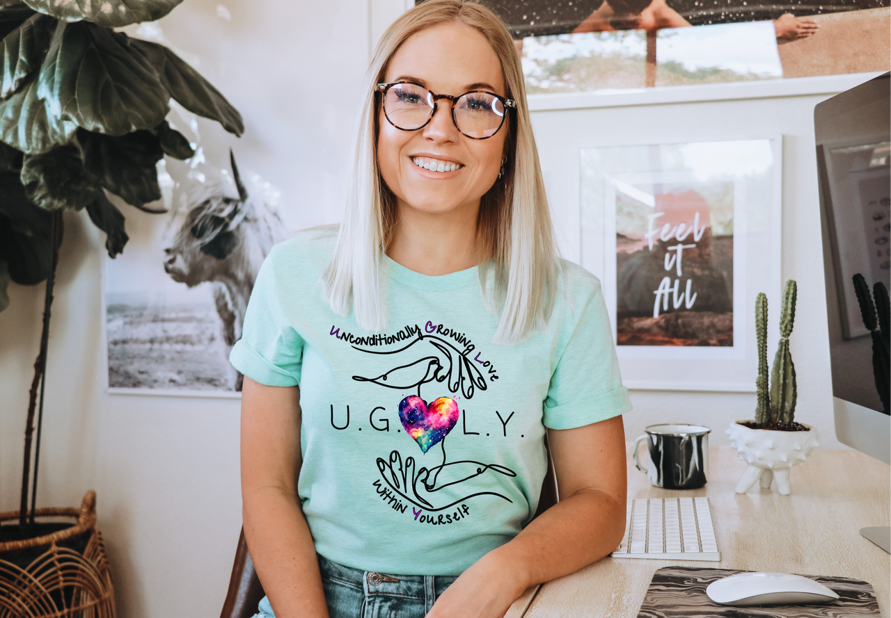 Encourage Self-Esteem & Body Positivity Graphic Tee, Empowerment Shirt