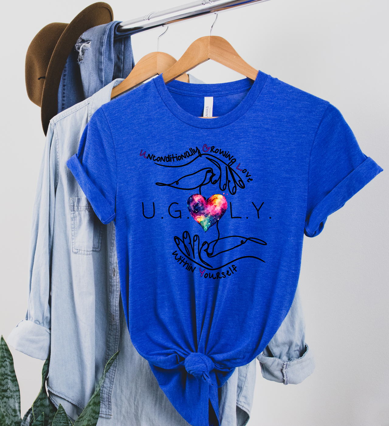 Encourage Self-Esteem & Body Positivity Graphic Tee, Empowerment Shirt