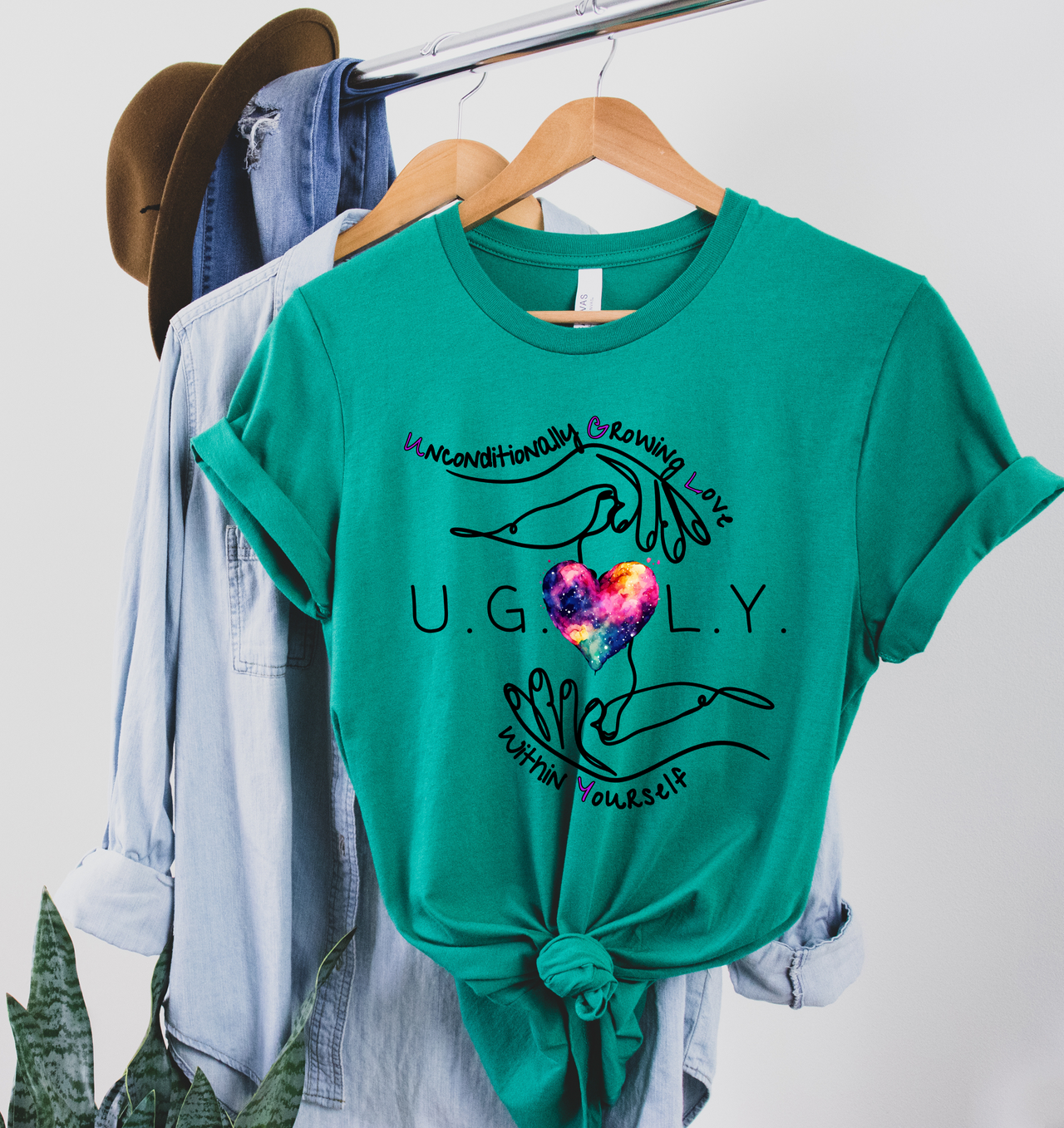 Encourage Self-Esteem & Body Positivity Graphic Tee, Empowerment Shirt