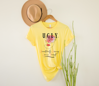 Thumbnail for Body Positivity Tee, UGLY Acronym, Self-Acceptance Awareness Shirt