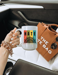 Thumbnail for Redefine HATE Acronym Coffee Mug, Mental Wellness Awareness Gift