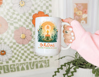 Thumbnail for a person holding a coffee mug with a picture of a person on it