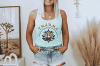 Thumbnail for a woman wearing a tank top and ripped shorts