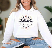 Thumbnail for a woman sitting on a stool wearing a white hoodie