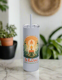 Thumbnail for a stainless steel tumbler with a picture of a buddha on it