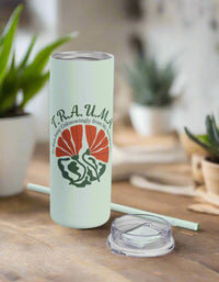 Thumbnail for a can of coffee next to a glass of water