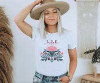 Thumbnail for a woman wearing a hat and a t - shirt